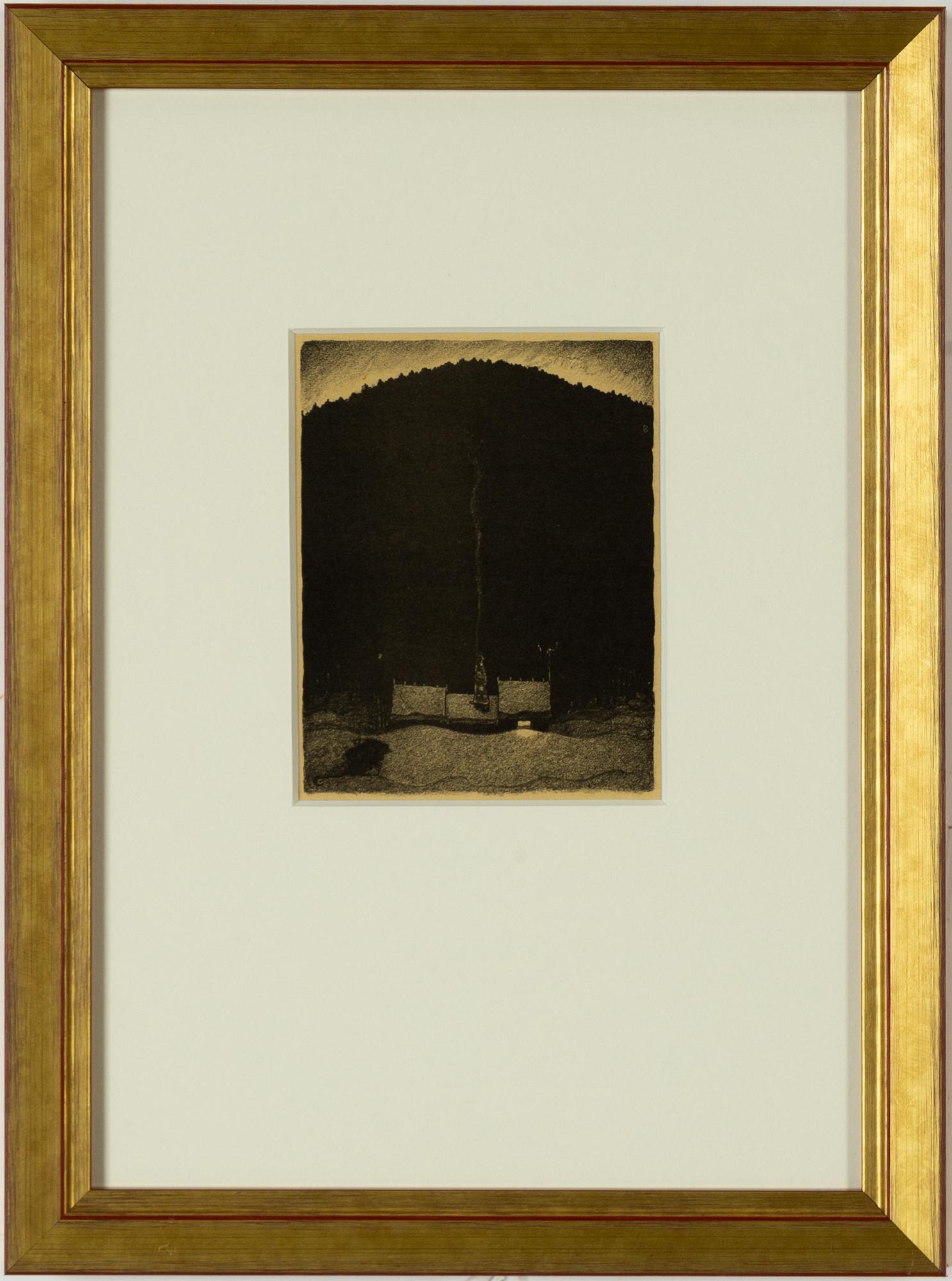 John Bauer, lithograph, from: "Troll", 1915. Signed B in the print.