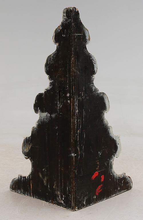HÖRNHYLLA, rokoko, 1700-tal.
