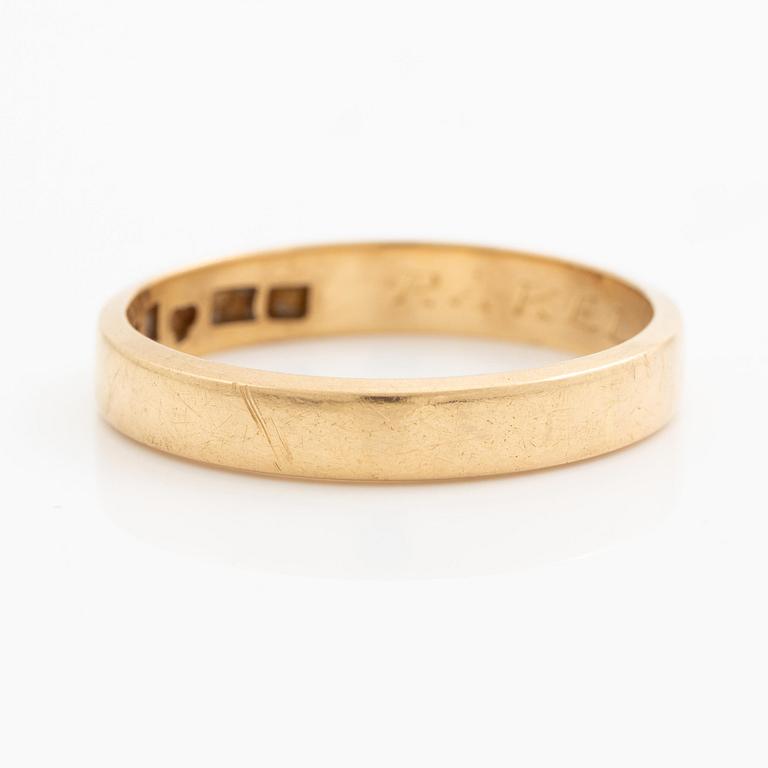 Wiwen Nilsson, a ring, 18K gold, Lund 1956.