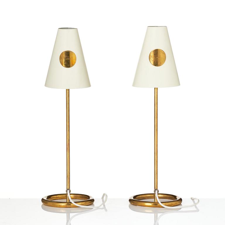 Hans-Agne Jakobsson, a pair of table lamps model B 90, Hans-Agne Jakobsson AB, Markaryd, 1960s.
