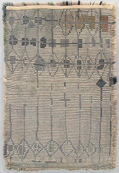 Heli Vuori-Soini,  a Finnish ryijy rug for Friends of Finnish Handicraft. Ca. 130 x 83 cm.