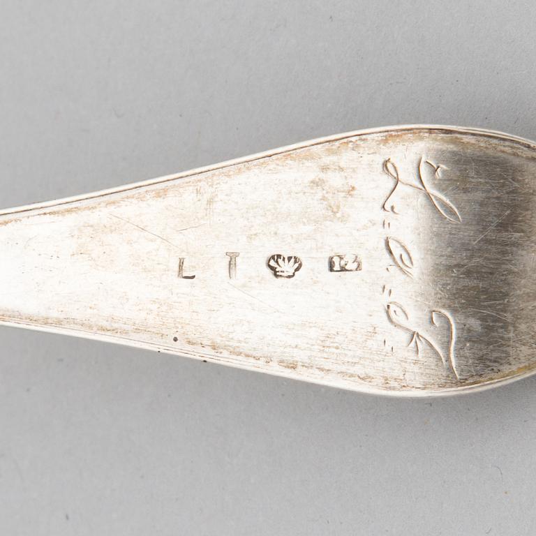 Johan Zettersten, A 19th-century silver sprinkle spoon, Lovisa, Finland 1818.