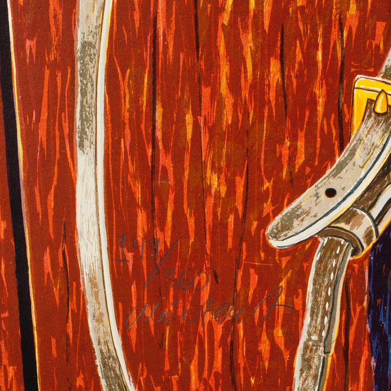 MÅRTEN ANDERSSON, färgserigrafi. Sign och numr 149/360.