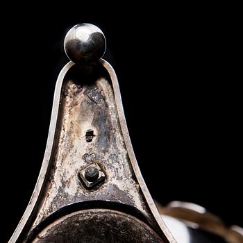 A SUGAR BOWL WITH LID, silver, Empire, 1823 Turku, Finland.