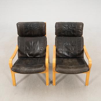 Armchairs, a pair by Stouby, Denmark, late 20th century.
