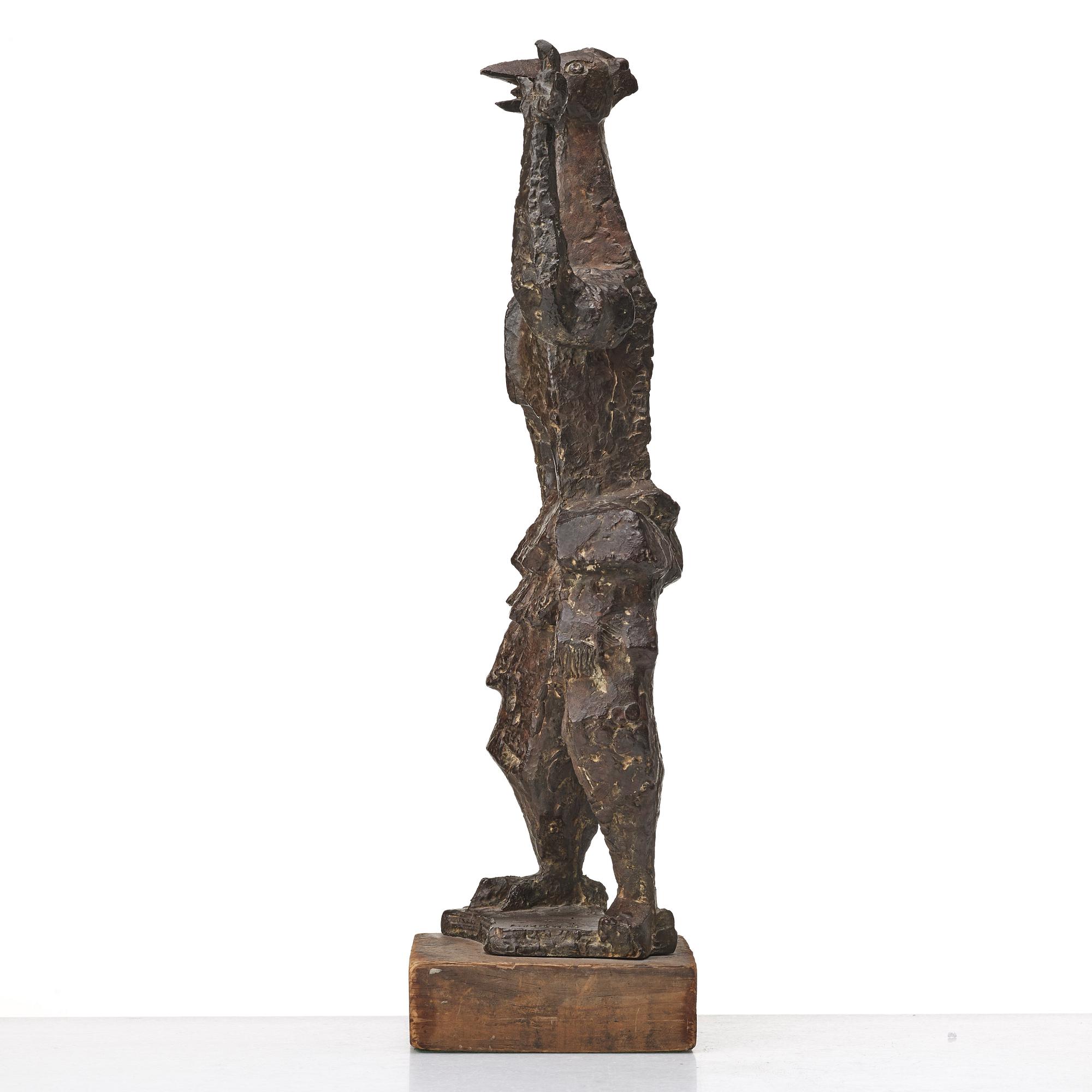 ERIC GRATE, bronze brown patina, signed Eric Grate and numbered 1/5.