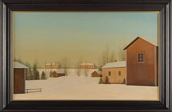 Risto Vilhunen, Winter Landscape.
