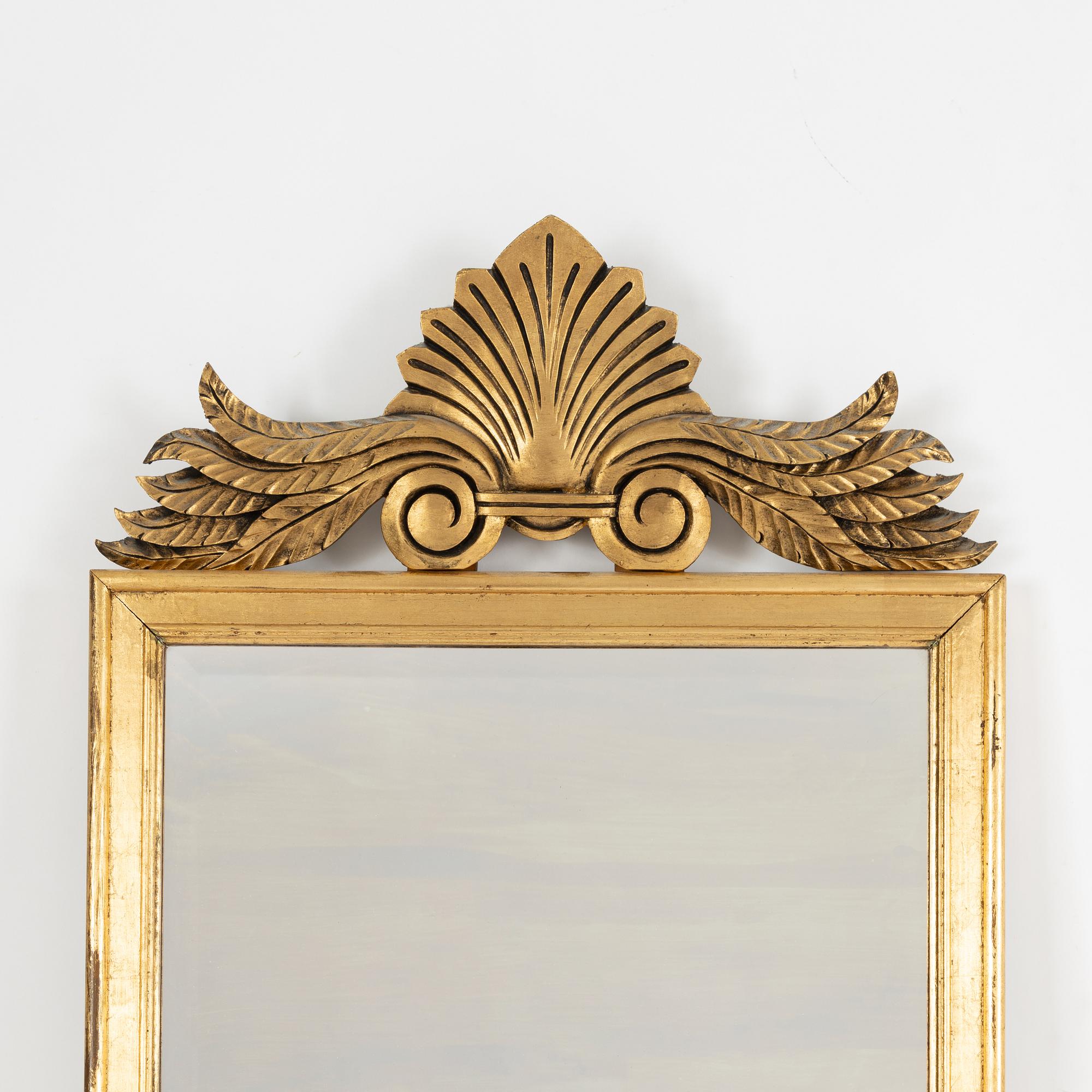 Spegel med konsolbord, rokokostil, omkring 1900-talets mitt.