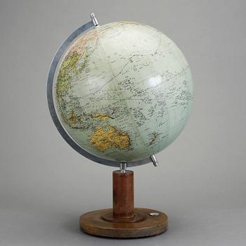 JORDGLOB, 'Columbus-Jordglob, Edwin Hammar, Stockholm. 1930-40-tal.