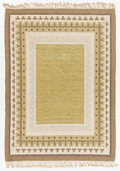 A flat weave carpet, Sweden, second half of the 20th century, c. 230 x 167 cm.