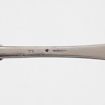 RAGUSKED, silver, Johan Petter Grönvall, Stockholm, 1810. Vikt ca 104g.