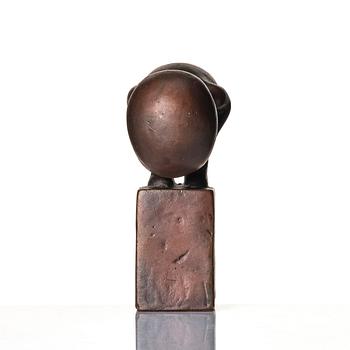 Lisa Larson, a bronze sculpture, "Myran", Scandia Present, circa 1978, no 362.