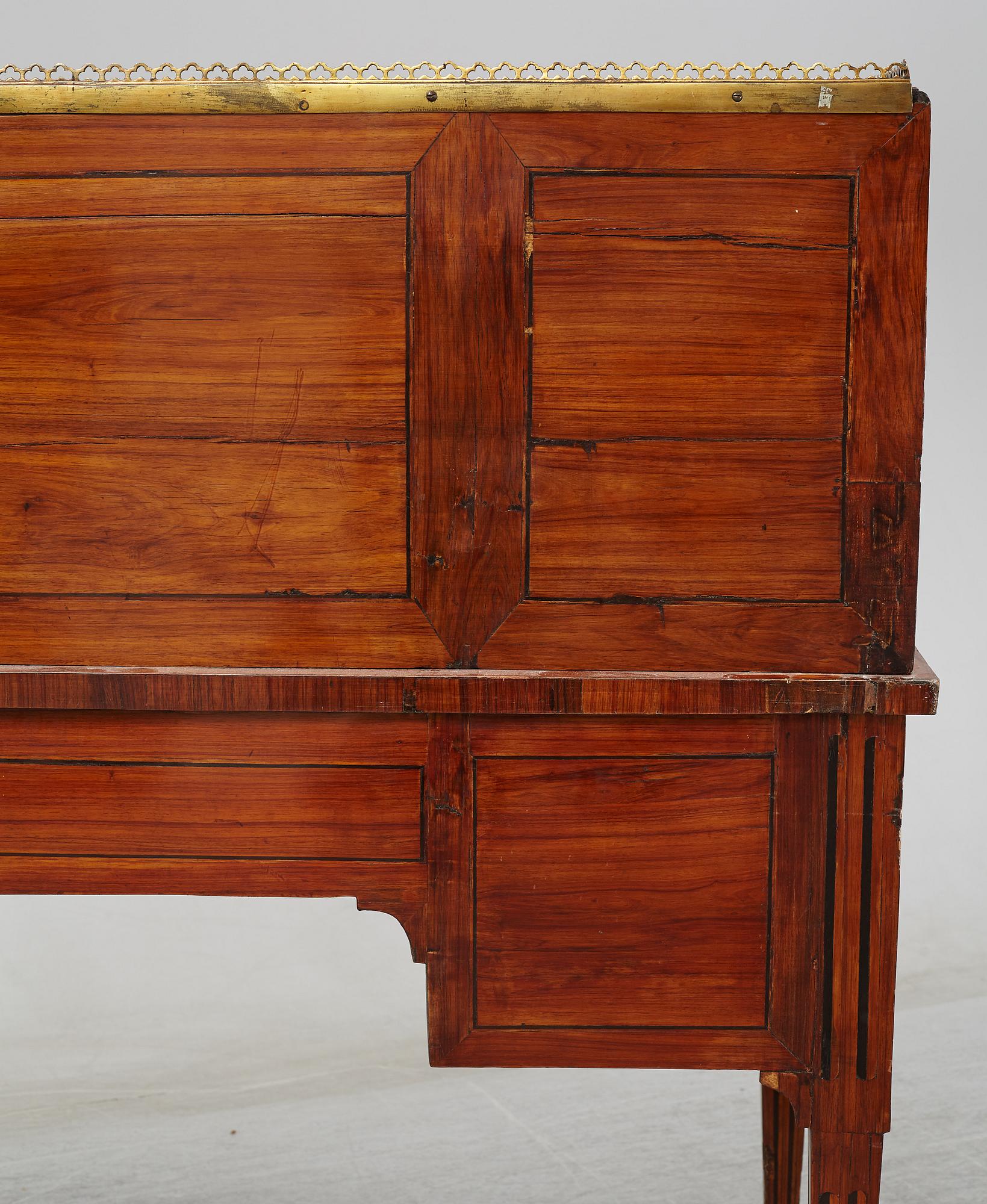 A Louis XVI secretaire, ca 1800.
