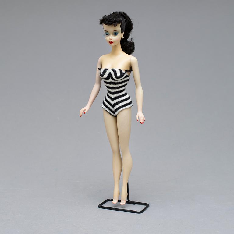 BARBIE med blå eyeliner, "Ponytail Barbie", nr 3. ca 1960. Japan.