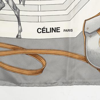 Céline, two silk scarves.