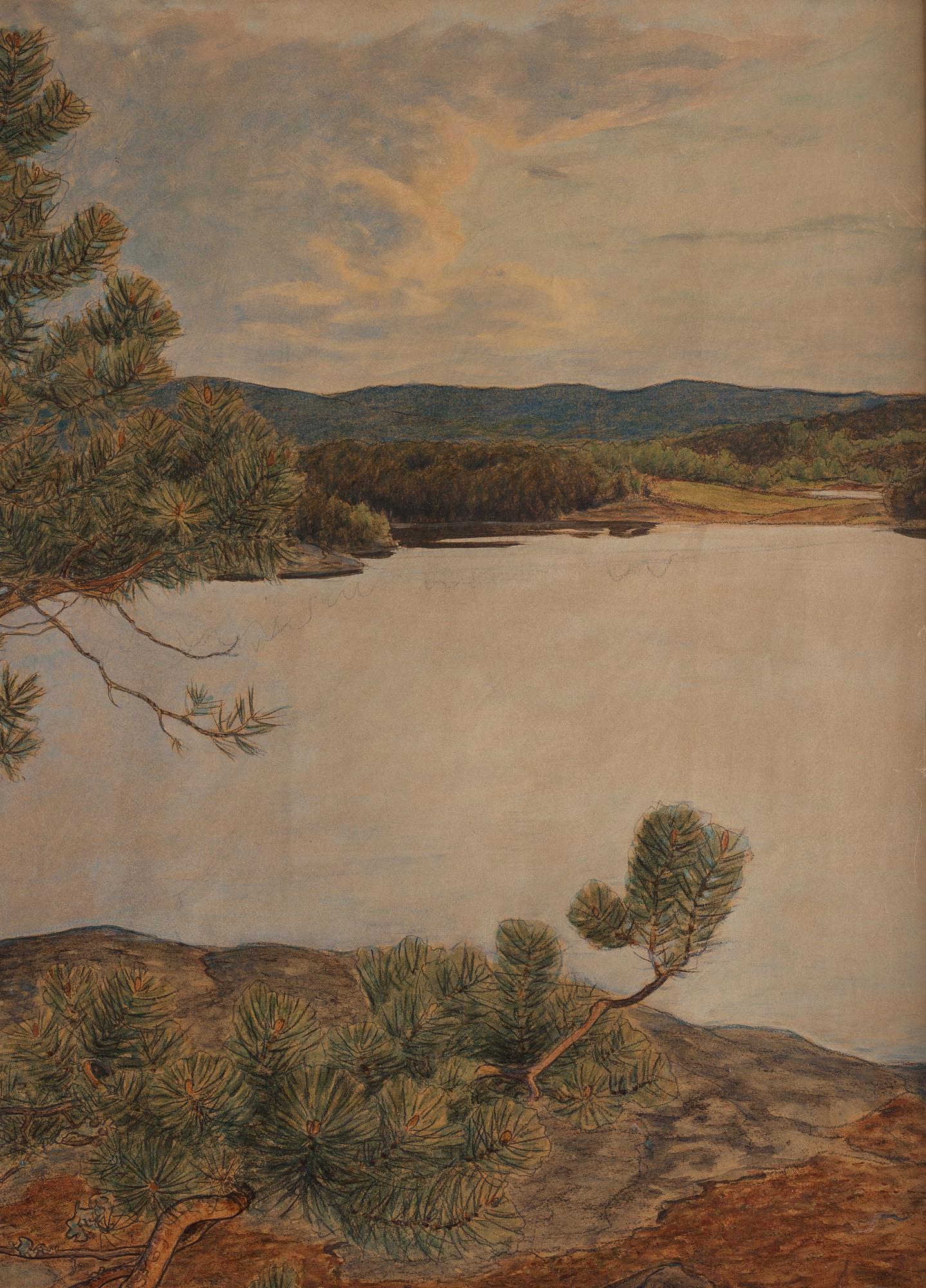 Gustaf Fjaestad, Landscape.