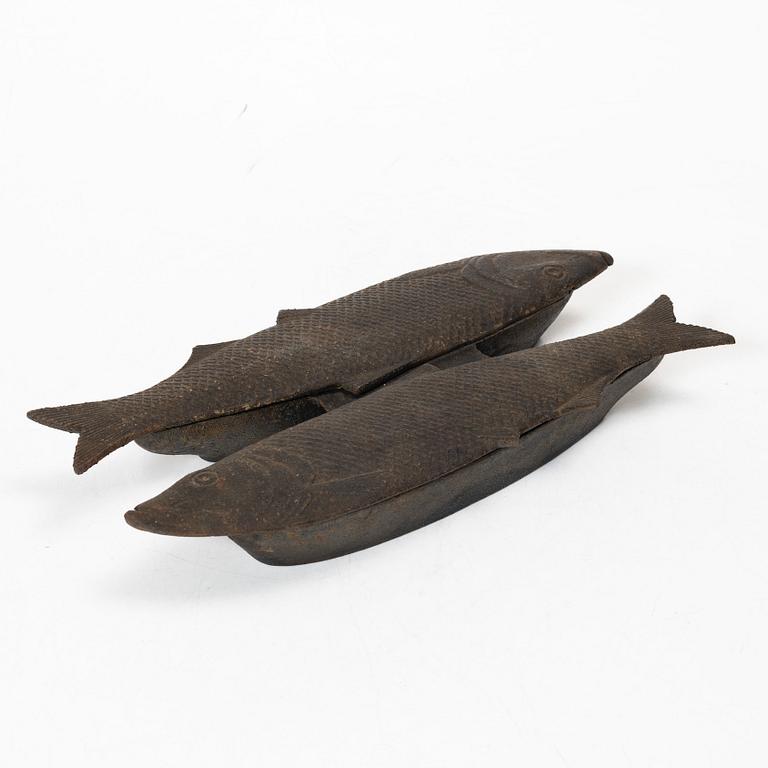 A fish mold, Arbrå, second half of the 20th century.