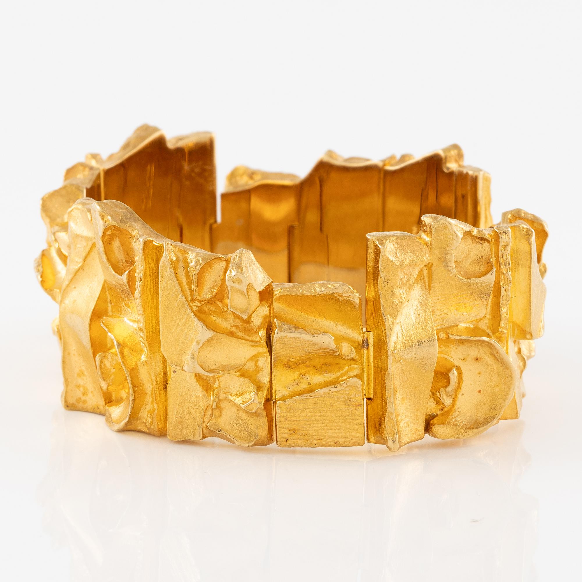 A Björn Weckström bracelet 18K gold "Tenochtitlan", for Lapponia.