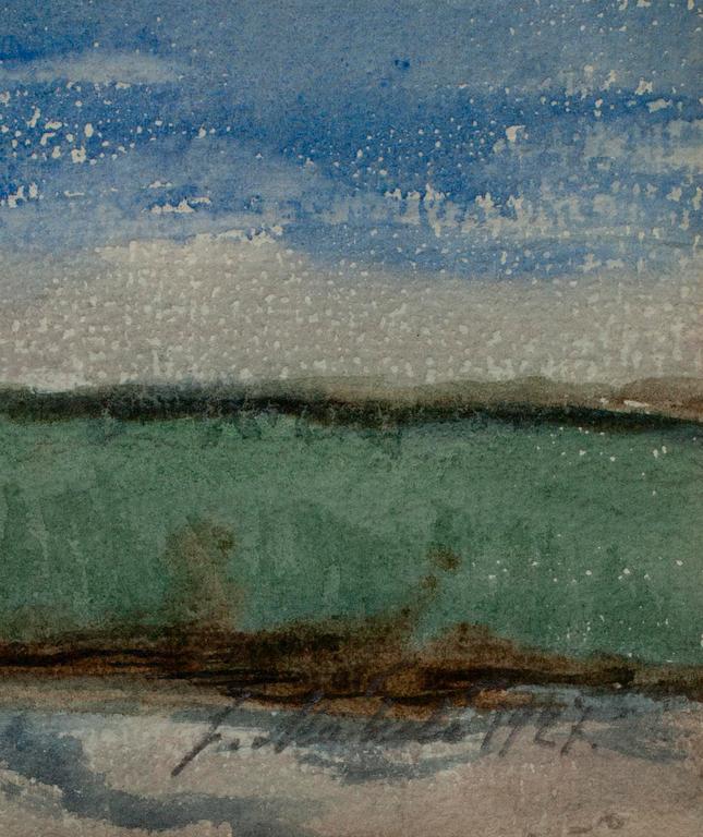JUHO MÄKELÄ, akvarell, sign. och dat. 1927.