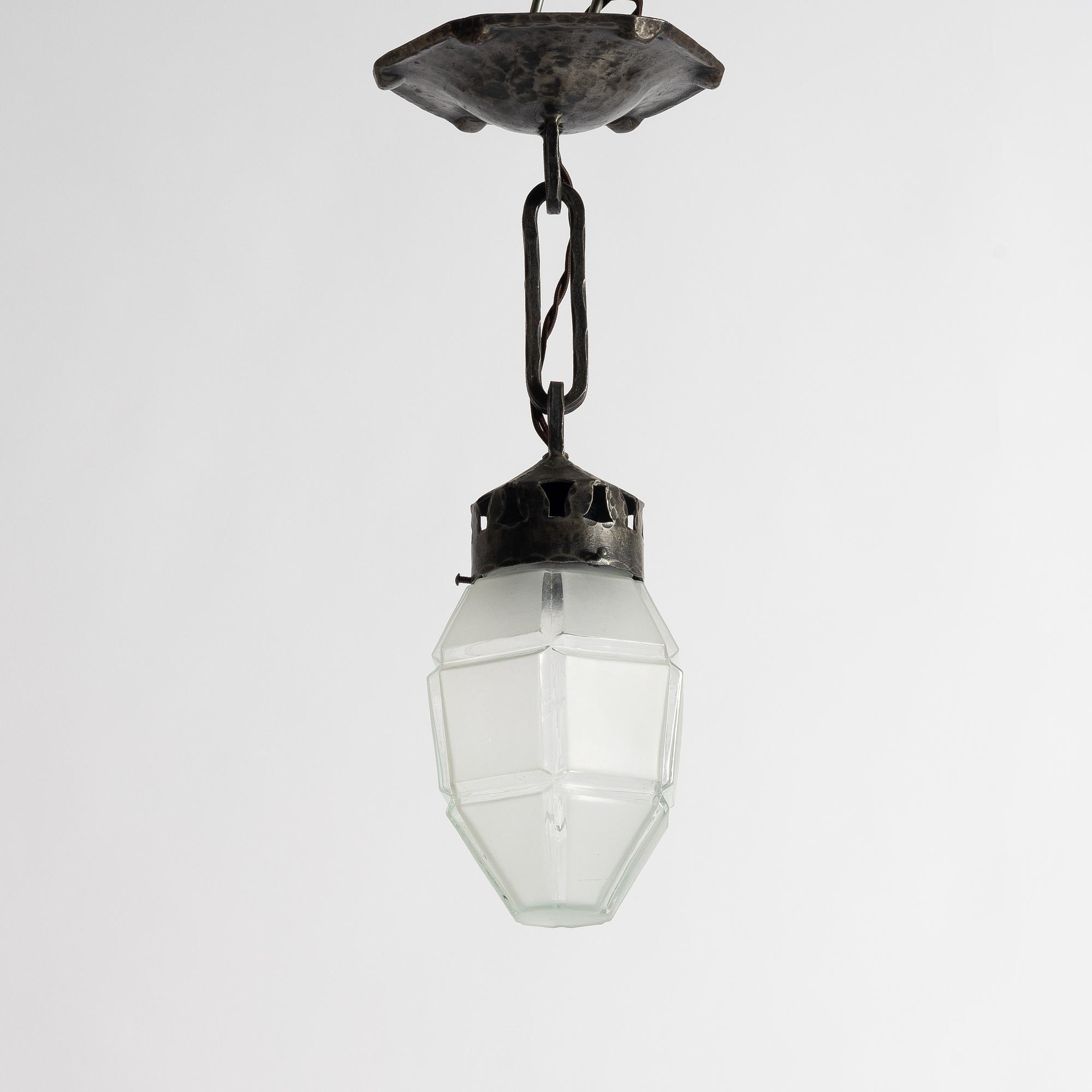Arvid Böhlmarks Lampfabrik, a ceiling lamp model "5462", Stockholm, 1920s.