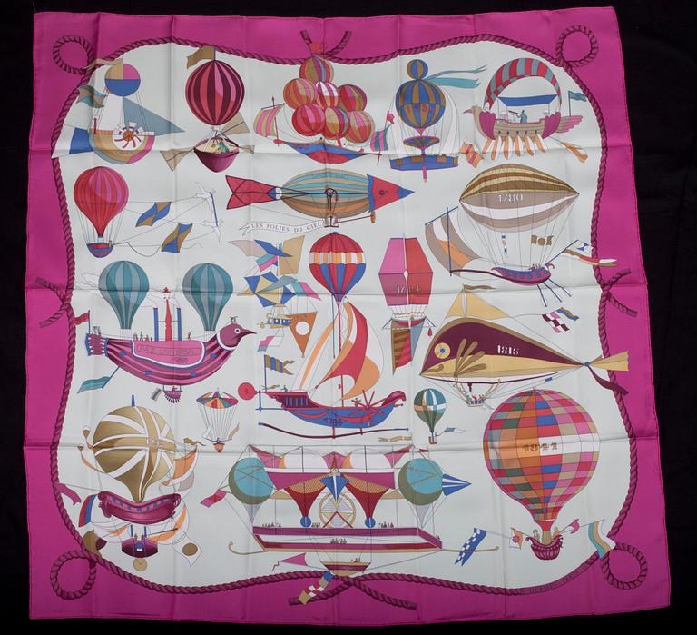 SCARF, "Les Folies du Ciel", Hermès, Paris.