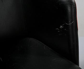 FÅTÖLJER, ett par, Börge Lindau samt Bo Lindekrantz, Lammhults, 1980-tal.