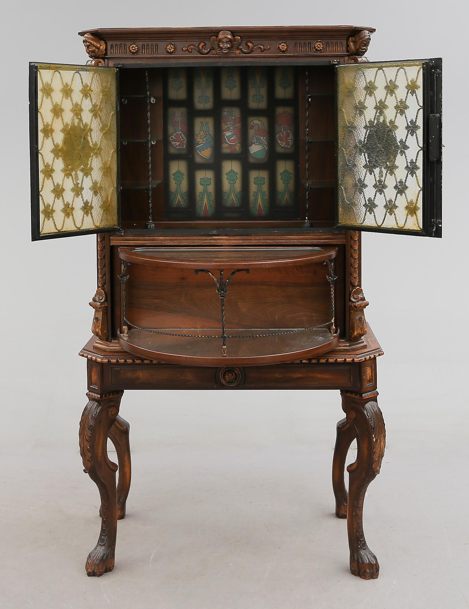 BARSKÅP, barockstil, 1900-talets mitt.
