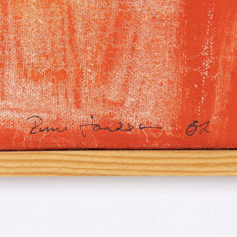 Rune Jansson, oil on canvas, signed and dated -62.