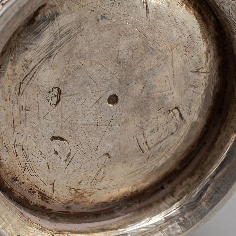 A Swedish 18th century silver beaker, mark of Johan Wasserman, Lindesberg, Sweden  1761.