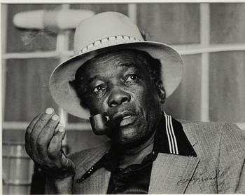 Erik Lindahl, Portrait of John Lee Hooker, 1979.