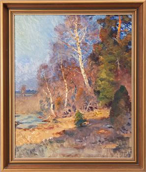 Lindorm Liljefors, Lake shore.