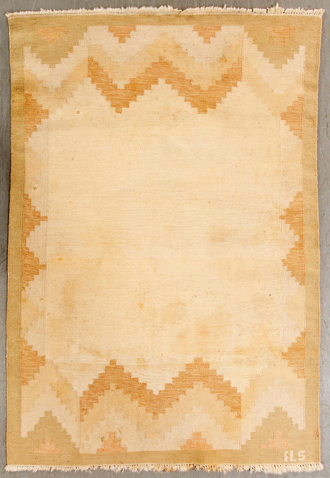 Matta rölakan signerad ILS 202x141 cm.