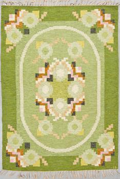 MATTA, rölakan, monogramsignerad IS, Ingegerd Silow. Ca 233 X 164 cm.