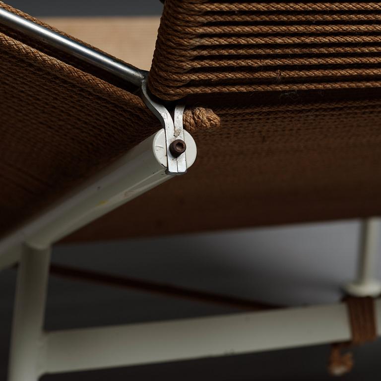 HANS J WEGNER, fåtölj, "Flag Halyard/Snørestolen" modell "GE 225" för Getama, Danmark.