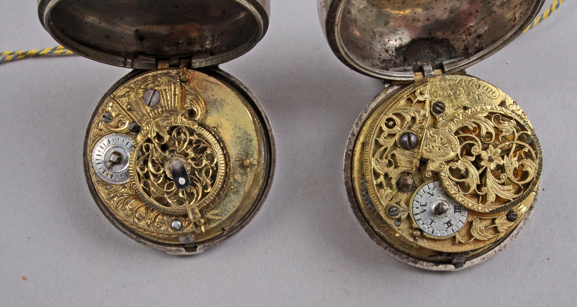 FICKUR, 2 st, bl a London, 1700-talets slut.