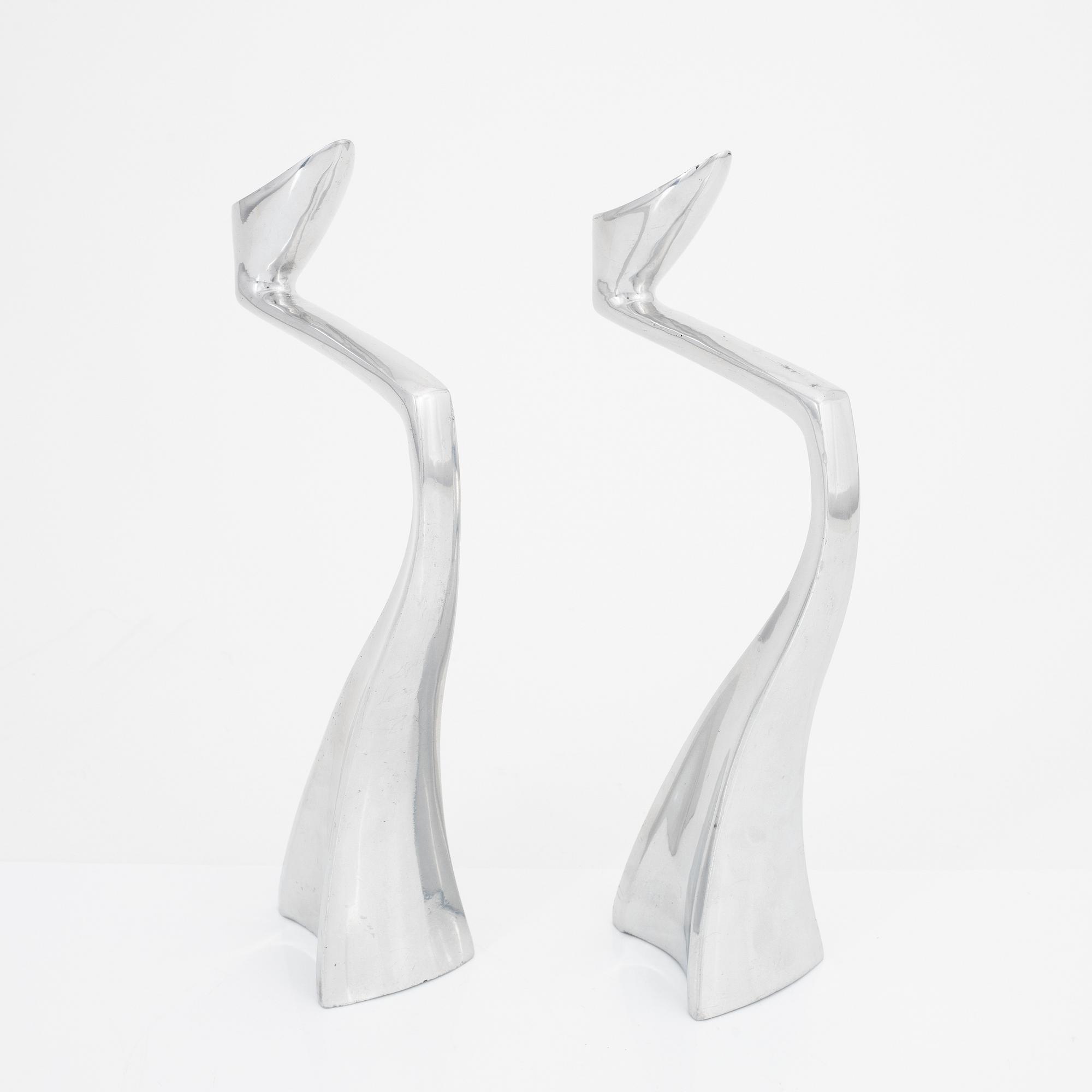 Matthew Hilton, ljusstakar, ett par, "Swan", Escapade.