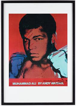 Andy Warhol, "Mohammad Ali".