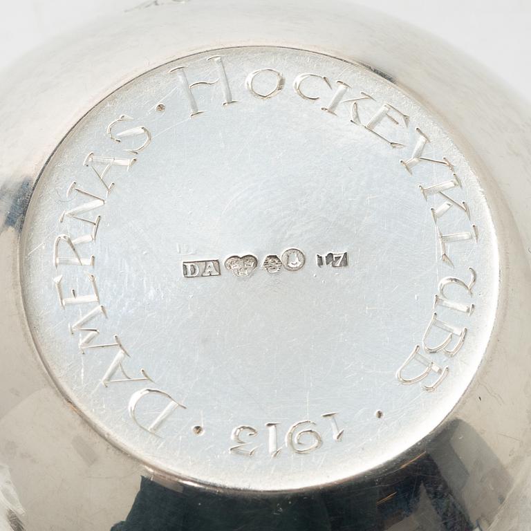 Two silver bowls, Sweden, 20th century.