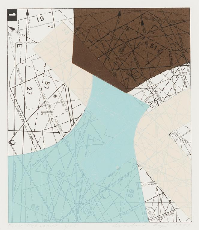 Leonhard Lapin, serigrafi, 2 st, signerade och daterade 1999, numrerade 3/21.