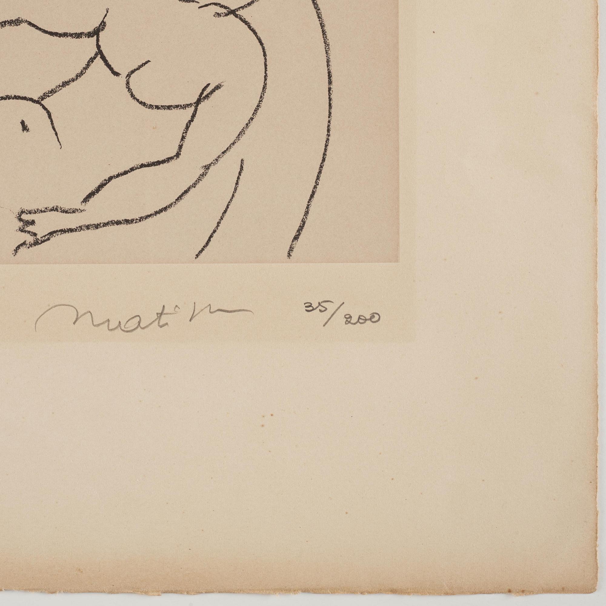 Henri Matisse, "Vierge et Enfant sur Fond de Fleurs et d'Etoiles".