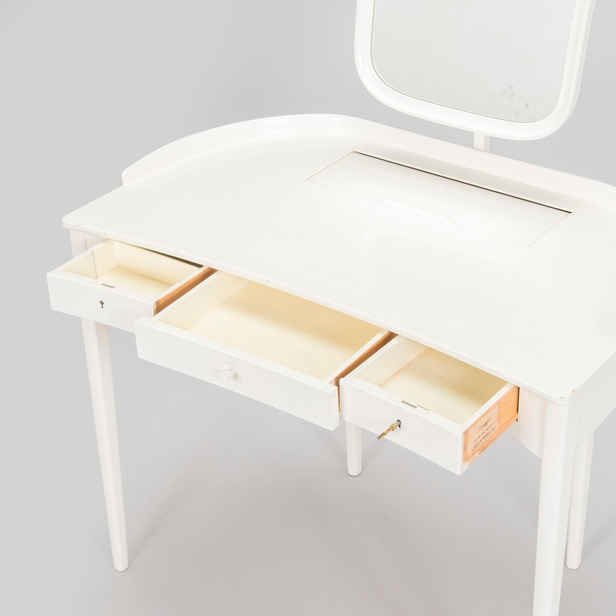 Carl Malmsten, a 1960s 'Birgitta' dressing table.