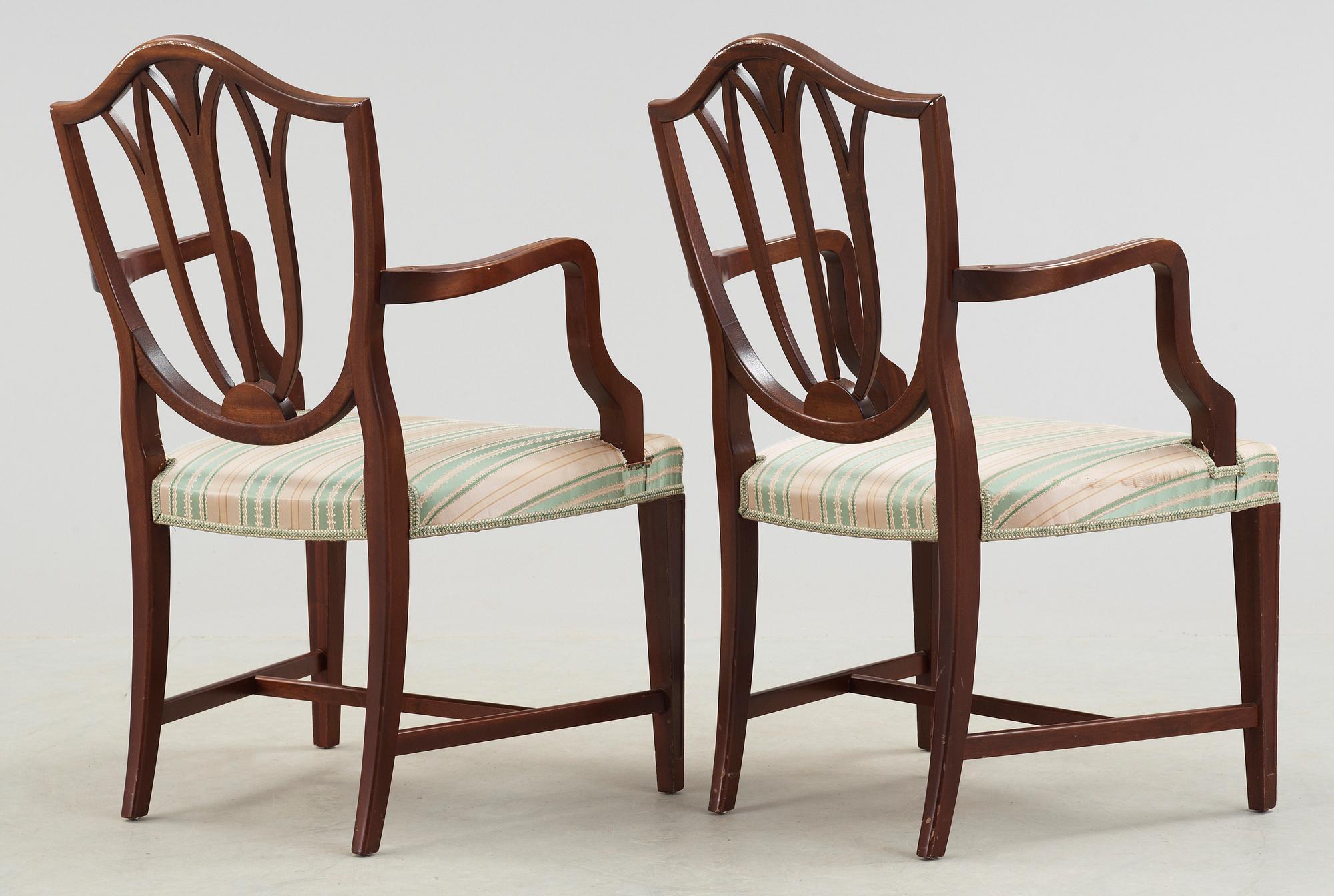 MATSALSAGRIUPP, 15 delar, regency stil, JOC, Vetlanda, sent 1900-tal.