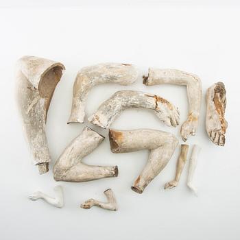 Nils Möllerberg, Preliminary studies for 11 parts of the Body.