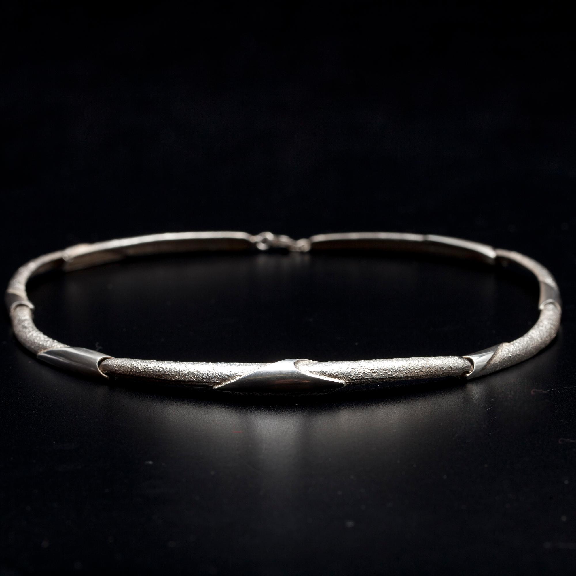 HALSSMYCKE, sterling silver, sign. Riitta. 1900-talets slut.