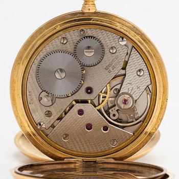 Longines, pocket watch, hunter, 50.5 mm.