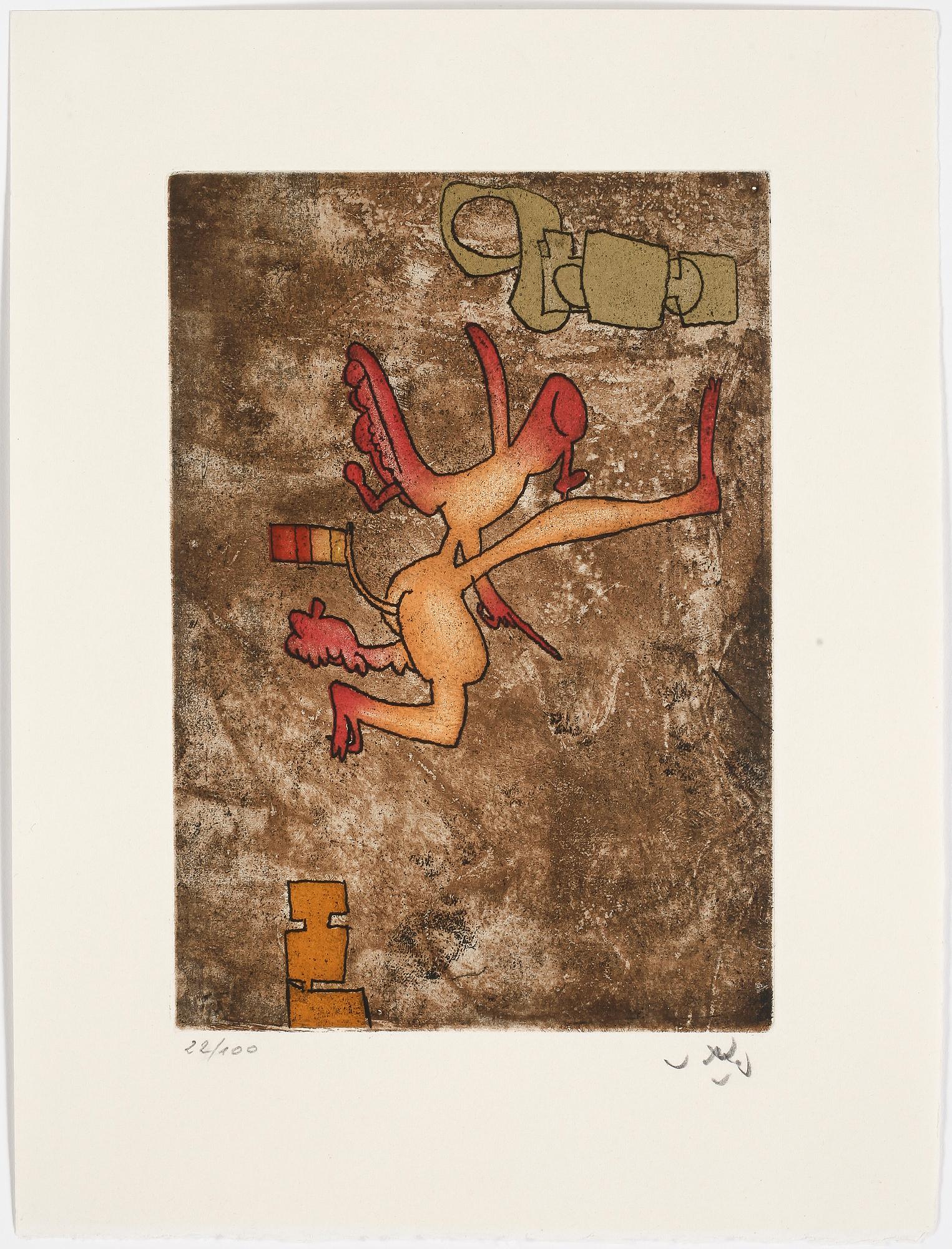 ROBERTO MATTA, etsning, signerad och numrerad 22/100.