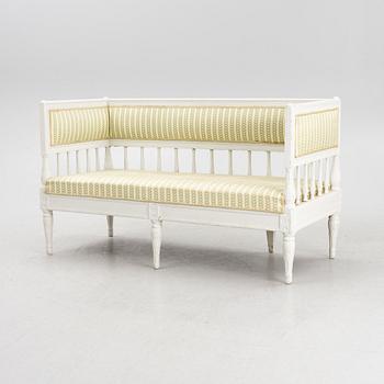 A late Gustavian sofa, early 19th Century.