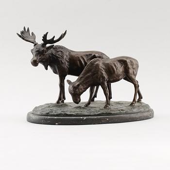 ALFRED HOFMANN, skulptur, brons, signerad.