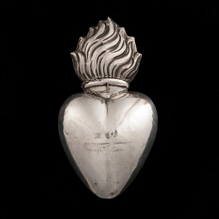 HJÄRTA, silver, Mellaneuropa. Vikt ca 111,6 g.