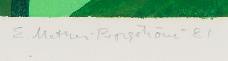 Ernst Mether-Borgström, Sommitelma.